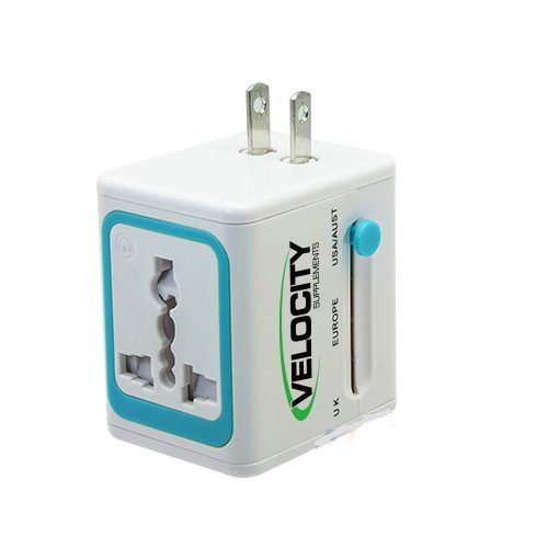 A white color Universal Chargers