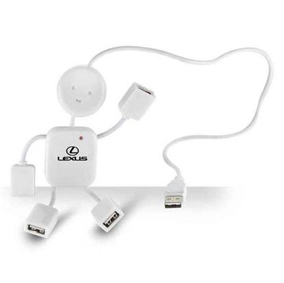 A robot shaped white color USB hub