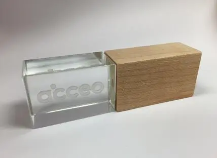 Crystal Wood USB Drives available at NUIMPACT