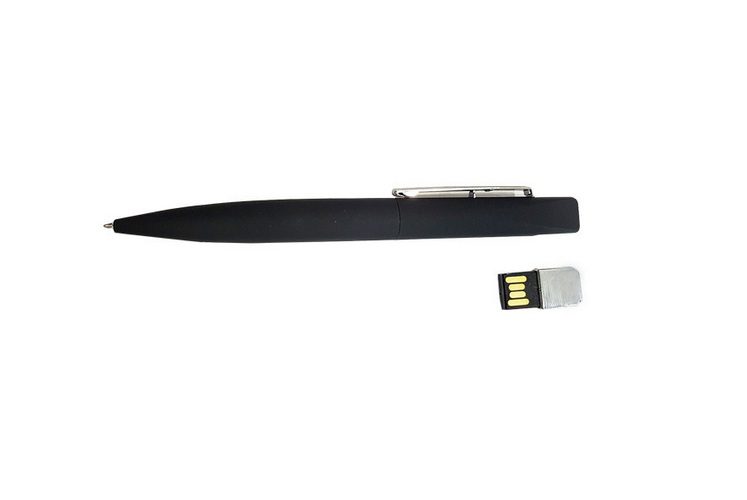 Black Pen with USB Drives with USB drive