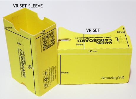 Yellow color cover of VR Fully Customized Set
