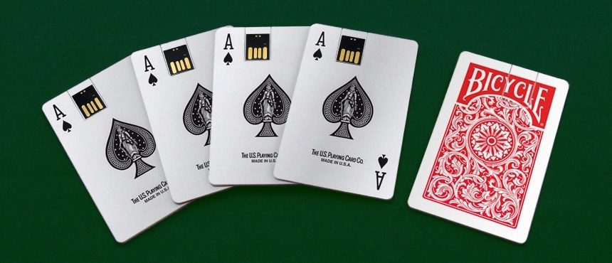 Ace Spades Playing Cards Credit Card USB drives