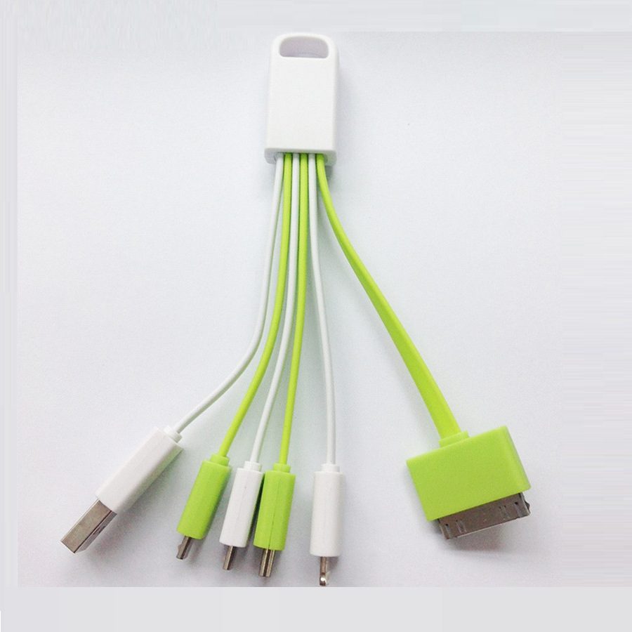An Adapter in Lime Green and White Color