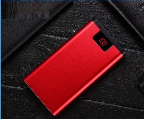 An Ultra Slim Power Bank in Red Color