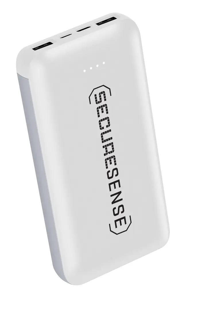 A White Color Power Bank With Four Slots