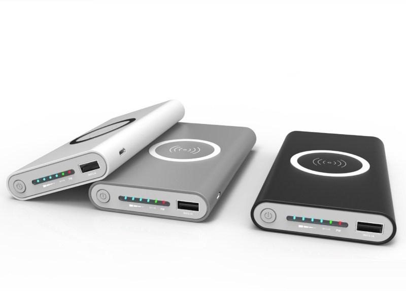 Three wireless battery chargers