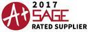 NUIMPACT got A plus ranking as 2017 SAGE Rated Supplier