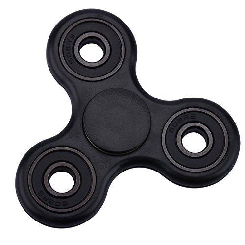 A black color round shaped designer Fidget Spinners