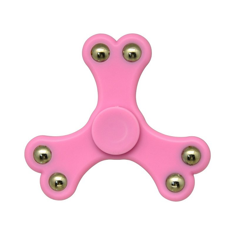 A pink color designer Fidget Spinners