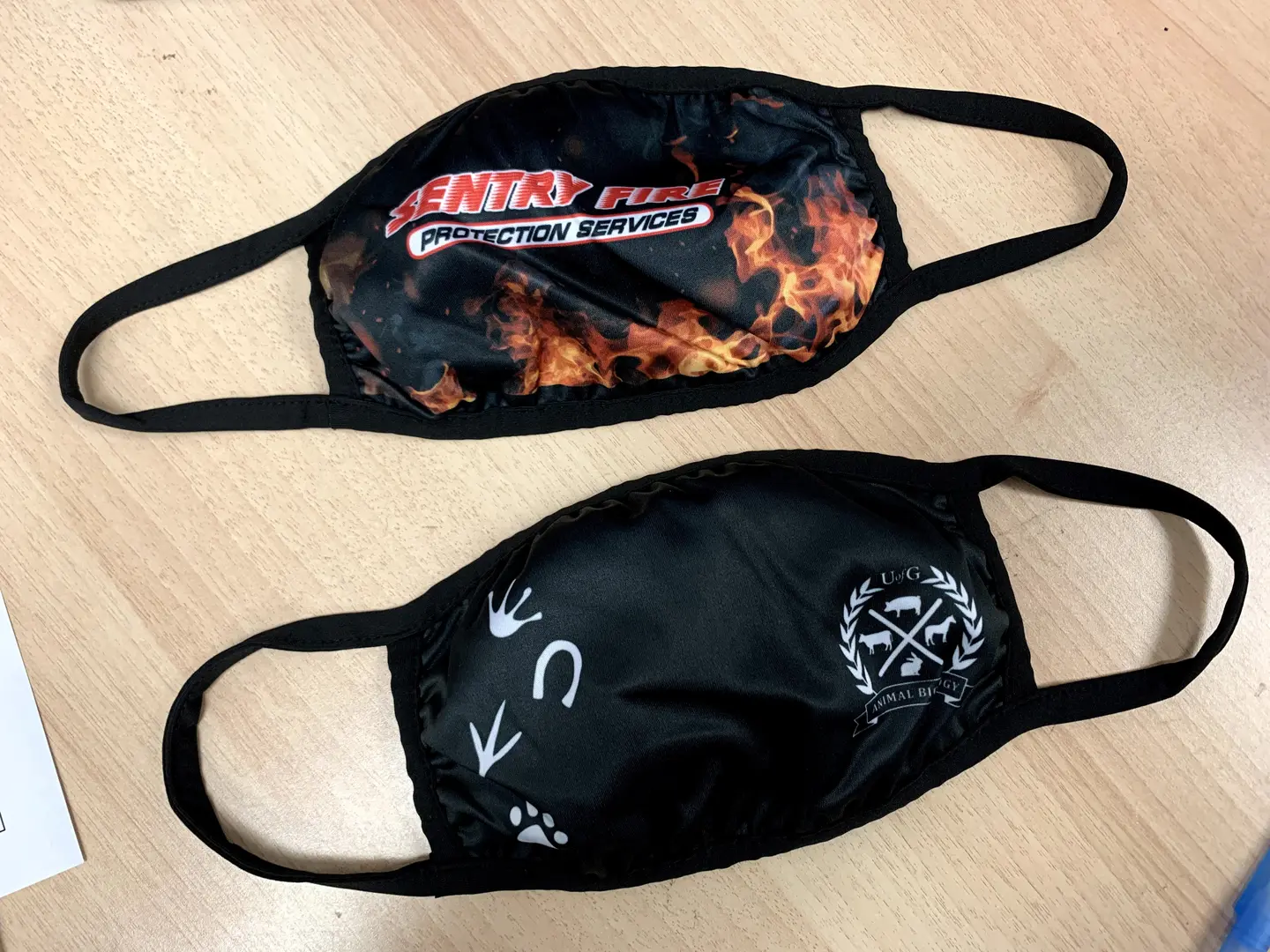 Masks created for Sentry Fire Services