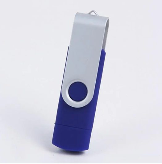 Blue and white color USB at NUIMPACT