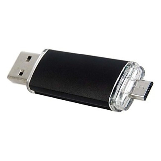 Metal USB Drives in Black on white background