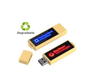 Two USB Drive Files in Blue and Red Color