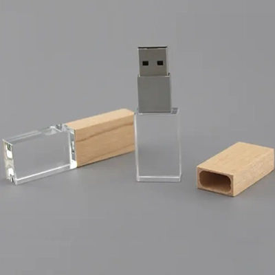Wooden and transparent Novelty USB drives