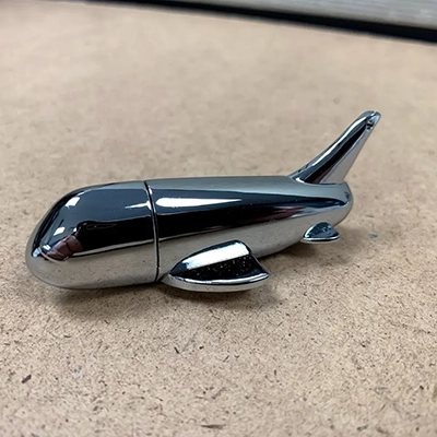 Stainless steel Airplane shape USB drive