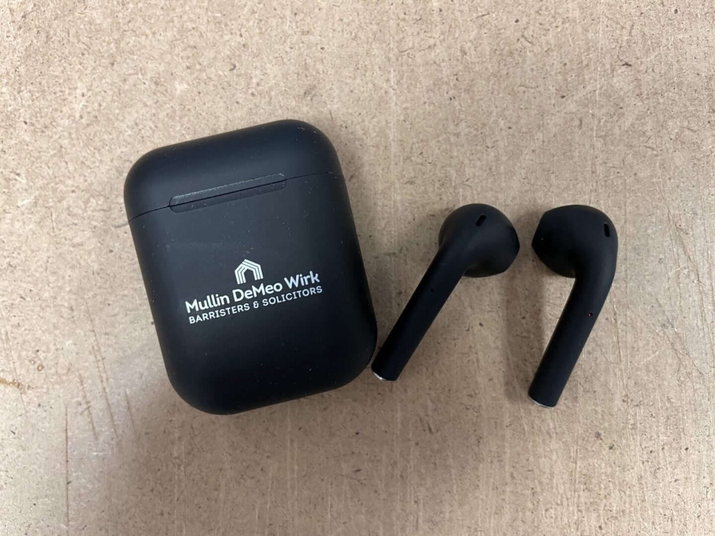 Millin DeMeo Wirk Barristers and Solicitors Ear Pods in Black